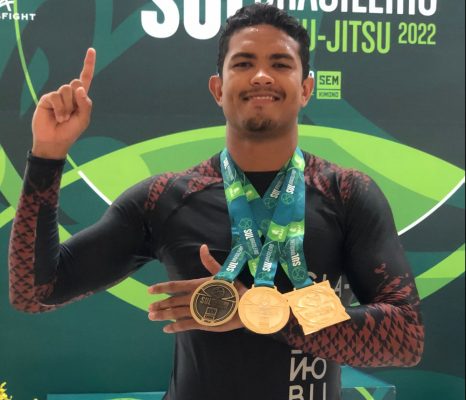 Primeiro ouro do ano! Monlevadense John Maycon é campeão Sul-Brasileiro de Jiu-Jitsu