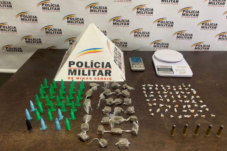 Adolescente é detido com drogas e munições em Santa Bárbara