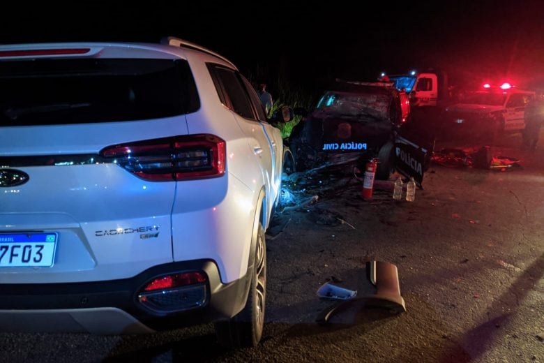 Policial Civil morre em colisão frontal na BR-262 em Reduto