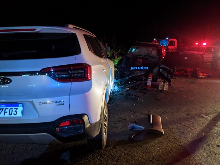 Policial Civil morre em colisão frontal na BR-262 em Reduto