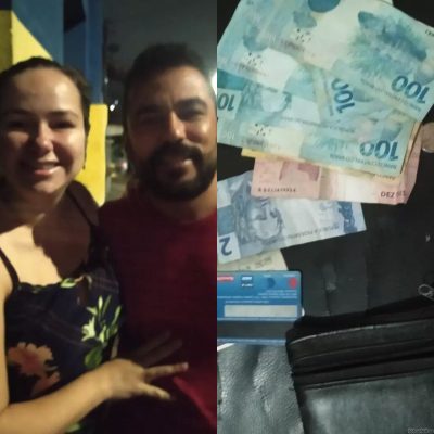 gari perdeu carteira em BH