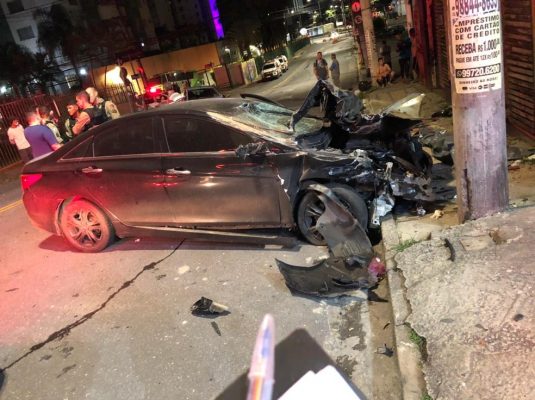 Motorista com sinais de embriaguez atropelou três pessoas