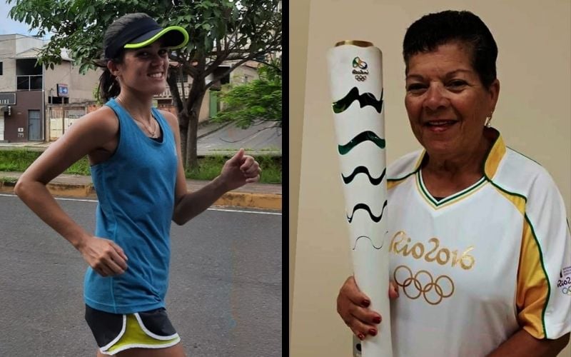 Tia Neném e Larissa Quintão: duas gerações unidas pelo esporte