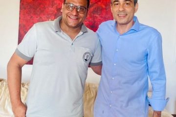 André Viana e Zé Fernando, presidente da Amig, discutem futuro da mineração