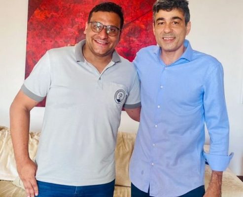 André Viana e Zé Fernando, presidente da Amig, discutem futuro da mineração