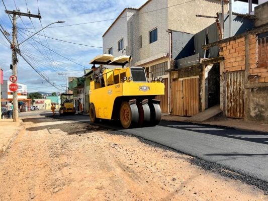 Obras na rua Valdemar de Alvarenga Lage podem ser concluídas nesta semana