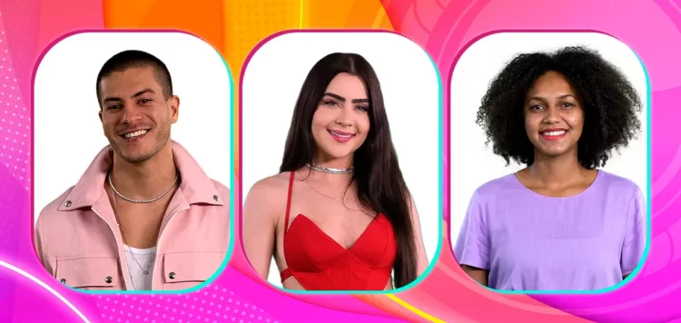 Arthur Aguiar, Jade Picon e Jessilane formam sétimo paredão do BBB 22