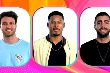 Lucas, Paulo André e Pedro Scooby estão no décimo paredão do BBB 22