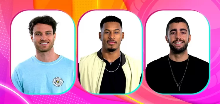 Lucas, Paulo André e Pedro Scooby estão no décimo paredão do BBB 22