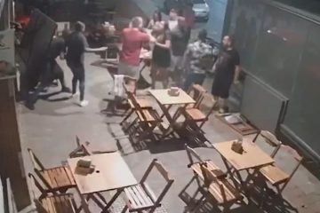 Veja o vídeo: briga generalizada em bar termina com morte de cliente