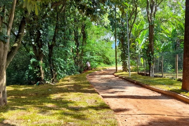 Lazer aliado a segurança: trabalhos de revitalização do Parque do Areão continuam