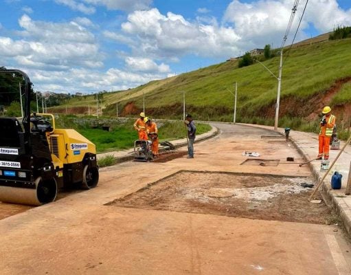 Itabira: avenida Machado de Assis passa por obras corretivas