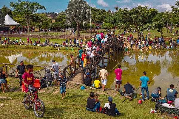 Pescando no Parque