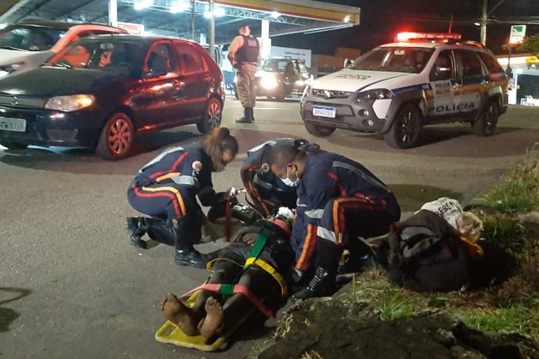 Homem é atropelado na avenida Ipiranga, em Itabira