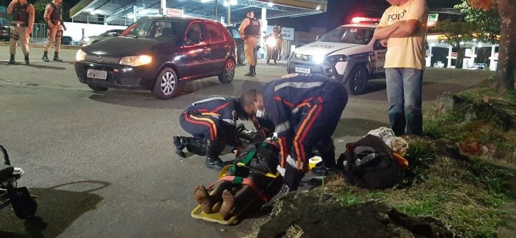 Homem é atropelado na avenida Ipiranga, em Itabira