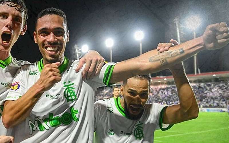 América goleia CSA e fica perto das oitavas de final da Copa do Brasil