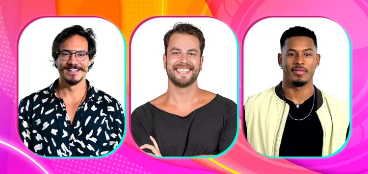 Eli, Gustavo e Paulo André estão no 16º paredão do BBB 22