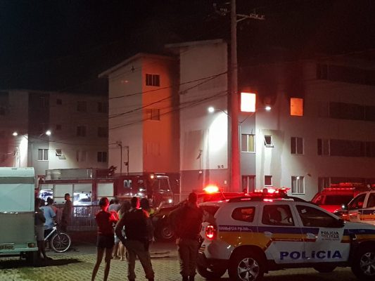 homem provocou incêndio em apartamento