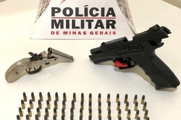 PM apreende garrucha e pistola ao verificar denúncia anônima