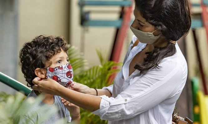 Itabira: máscaras deixam de ser obrigatórias para crianças em escolas