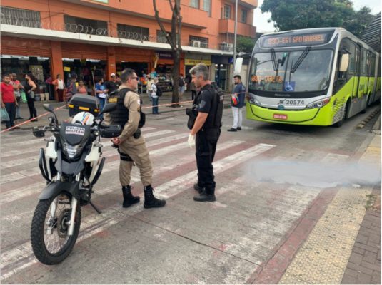 acidente de trânsito no Centro de BH