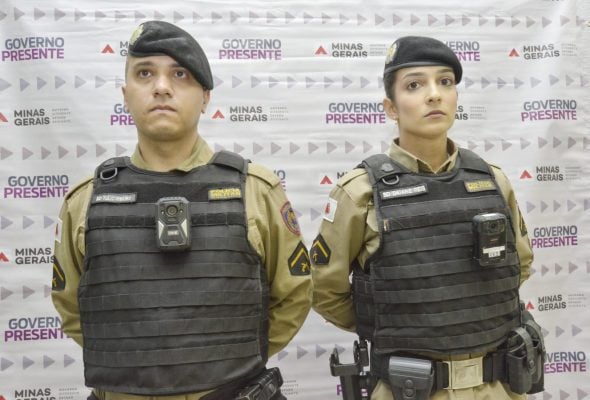 Minas Gerais: Polícia Militar inicia treinamento para uso de câmeras de segurança nas fardas