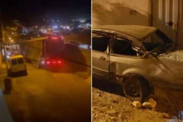 Caminhão desgovernado destrói carros e casas em Santa Luzia; veja o vídeo