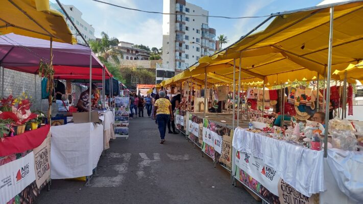 Comerciantes aprovam local da Feira de Economia Popular Solidária em Monlevade