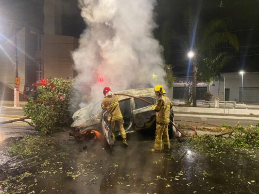 carro-bate-em-arvore-e-pega-fogo-em-coronel-fabriciano