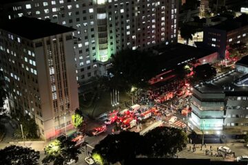 URGENTE: incêndio na Santa Casa de Belo Horizonte; veja os vídeos