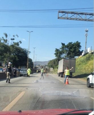 acidente no anel rodoviário