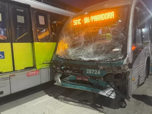 BH: acidente entre três ônibus deixa mais de 20 pessoas feridas; VÍDEO