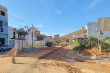 Santana do Paraíso: trecho de avenida entra em fase final de obras