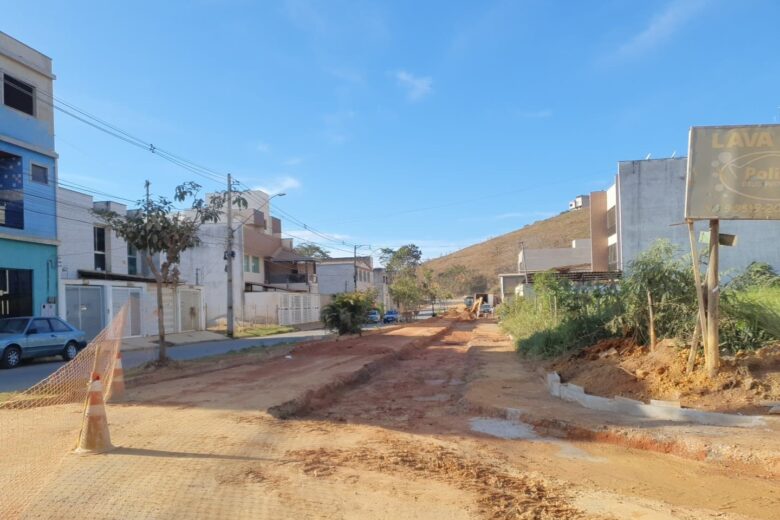 Santana do Paraíso: trecho de avenida entra em fase final de obras