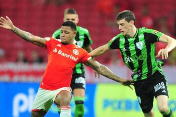 Contra o Inter, América sofreu 9º gol após os 40 minutos do 2º tempo no ano