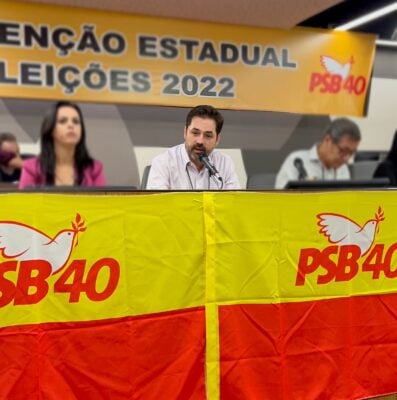 Convenção do PSB confirma Bernardo Mucida e Weveton Vetão como candidatos nas eleições 2022