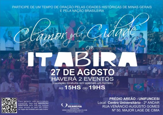 “Clamor Pela Cidade”: Itabira recebe movimento de oração