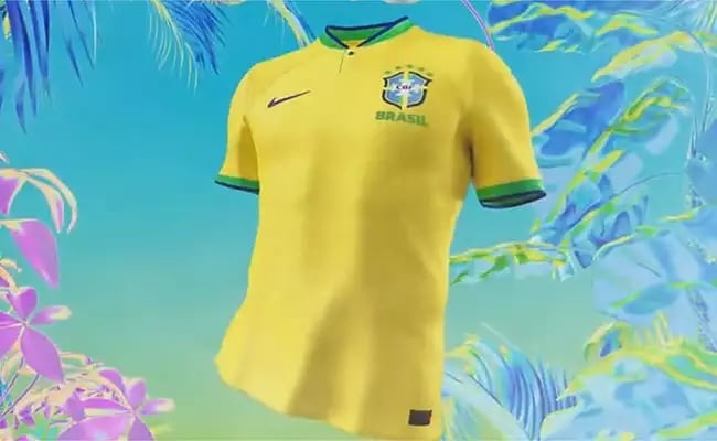 CBF apresenta camisa da seleção brasileira para Copa do Mundo no Catar