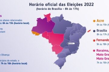 Votação em todo o país seguirá o horário de Brasília; confira