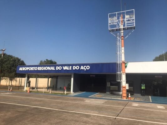 Aeroporto Vale do Aço recebe voo inaugural da GOL