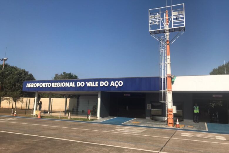 Aeroporto Vale do Aço recebe voo inaugural da GOL