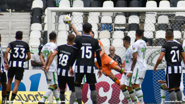 Botafogo e América-MG empatam em 0 a 0 pelo Brasileirão; Cavichioli é destaque da partida