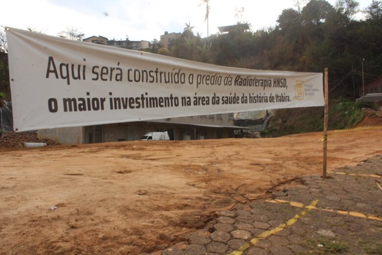 Começam as obras para a construção da radioterapia SUS no HNSD, em Itabira