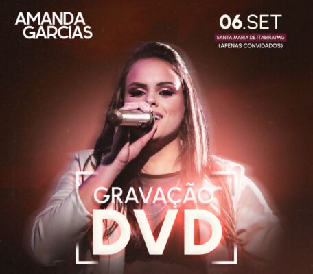 Amanda Garcias lança DVD em clima intimista e comemorativo