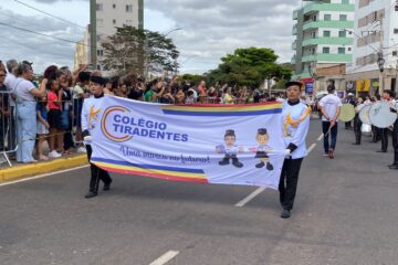 Colégio Tiradentes realiza desfile cívico; VEJA AS FOTOS
