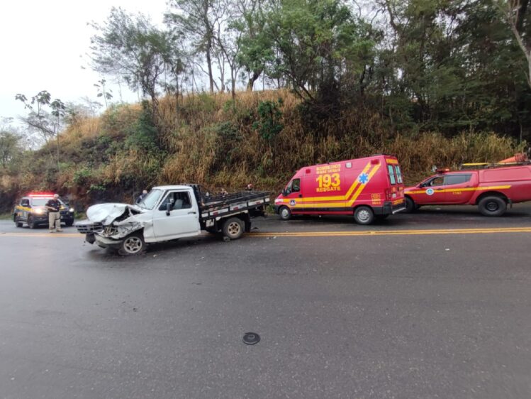 Motorista morre em grave acidente na BR-116, em Muriaé