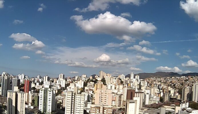 céu de Belo Horizonte; previsão do tempo; chuva