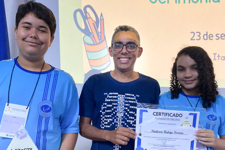 Projeto de robótica da Emip é premiado em I Jornada Itajubense e Itabirana de Tecnologia