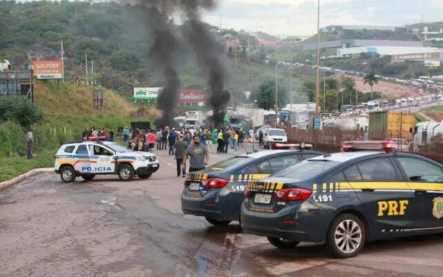 Protesto: Monlevade, Betim e Valadares tem nos pontos de interdição