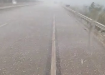 Chuva forte com granizo pede atenção redobrada dos motoristas na BR-381